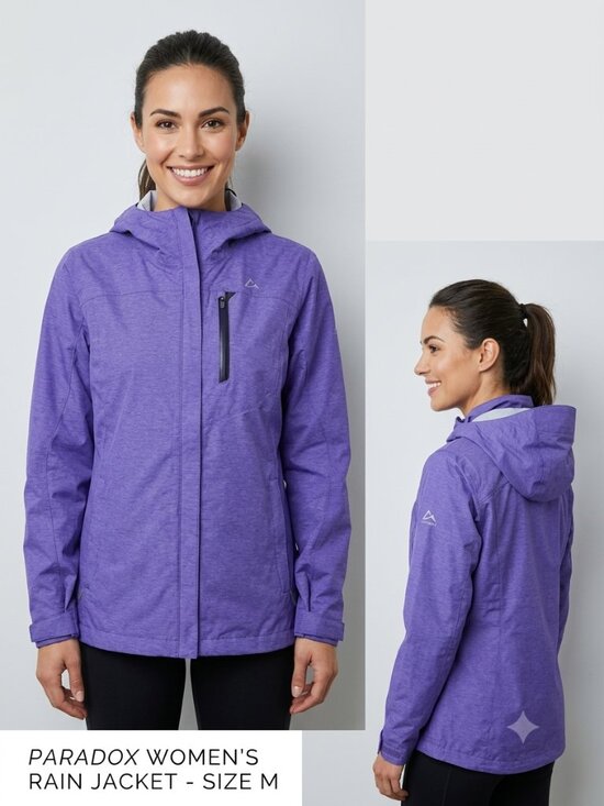 Paradox Jackets & Blazers - Paradox Purple Lightweight Women's Rain Jacket- Size Medium